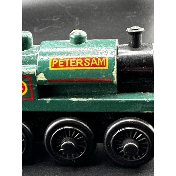Peter Sam Thomas & Friends Train Wooden Railway Engine #4 2001 Vtg READ - Picture 3 of 11